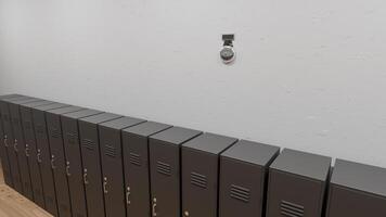 Bell Rings For The Start Of The School Year Back In A College Hallway video