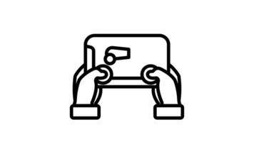 Animated Console Controller Gameplay Scene video