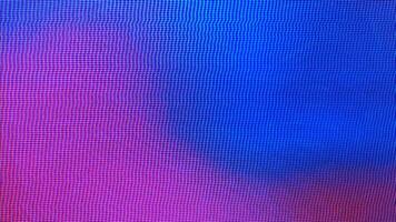 Static close-up of digital screen pixels showing magenta to blue gradient. Abstract, vibrant, and perfect for tech or digital art backgrounds. video