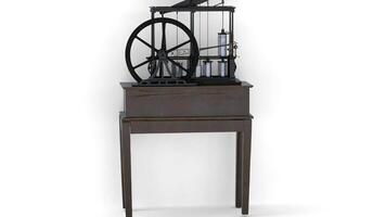 model of steam engine animation video
