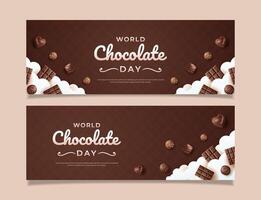 World Chocolate Day celebration image vector
