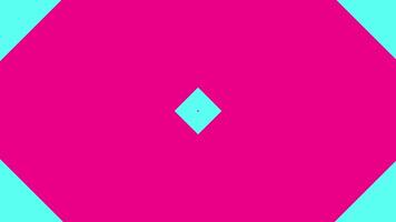 Vibrant geometric shapes dance on a colorful background in modern animation video