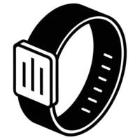 Workout Tracker Smart Fitness Band vector