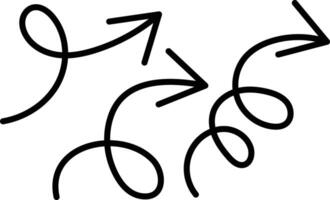 arrow icon set. Curve sign. Black long up arrow icons. arrow pointing upward. Rotation arrows icons vector