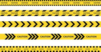 Yellow and black caution warning tape frame. Caution tape border and safety stripe. designed for industrial safety.. roadwork construction vector