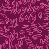 Expressive hand-drawn lettering on a textured surface, creating a stylish message of love vector