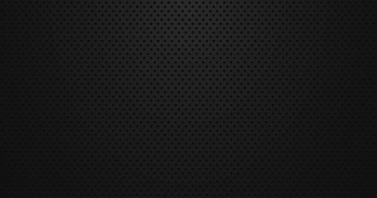 Black industrial abstract background with dotted metal texture and carbon grid pattern, dark tech surface design