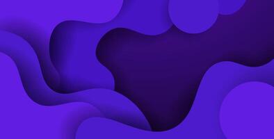 abstract purple color papercut wavy overlap layers background. eps10 vector