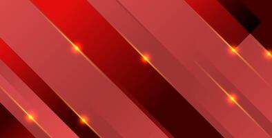 minimal abstract red color with geometric square shape dynamic composition background. eps10 vector