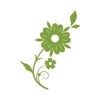 decorative flower design vector