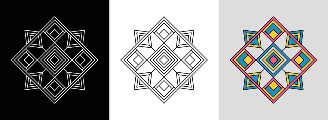 Concentric Diamond Mandala