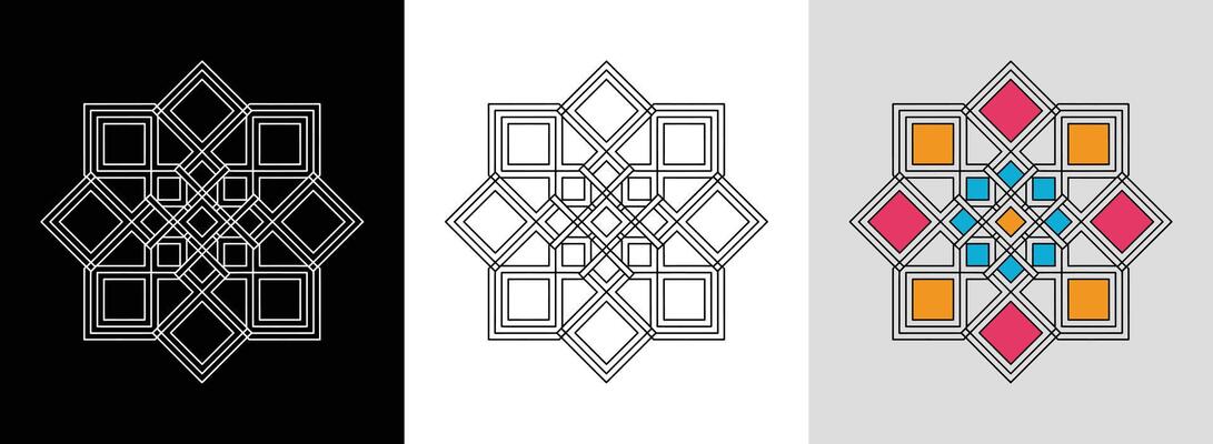 Symmetrical Lattice Mandala