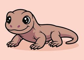 cute little commode with big eyes running and smiling happy vector