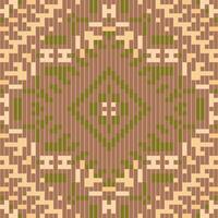 Endless Islamic Geometric Pattern Backgroundfolk Embroidery, Aztec Geometric Ornament Print. Design for Carpet, Wallpaper, Clothing, Wrapping, Fabric vector