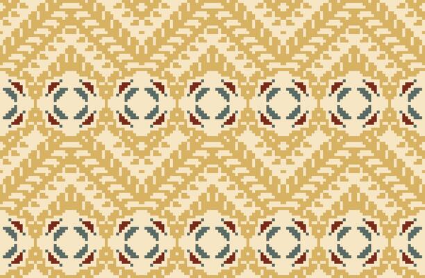 Motifs Korean Traditional Pattern Namefolk Embroidery, Aztec Geometric Ornament Print. Design for Carpet, Wallpaper, Clothing, Wrapping, Fabric