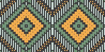 Nordic Japanese Traditional Patternfolk Embroidery, Aztec Geometric Ornament Print. Design for Carpet, Wallpaper, Clothing, Wrapping, Fabric vector