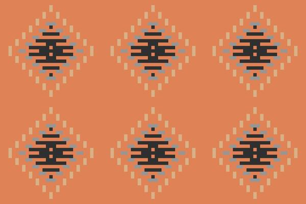 Background Ethnic Modern Abstract Geometric Patternfolk Embroidery, Aztec Geometric Ornament Print. Design for Carpet, Wallpaper, Clothing, Wrapping, Fabric