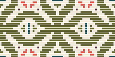 Embroidery Ethnic Pattern Philippinesfolk Embroidery, Aztec Geometric Ornament Print. Design for Carpet, Wallpaper, Clothing, Wrapping, Fabric vector