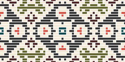 Saree Ikat Pattern Designfolk Embroidery, Aztec Geometric Ornament Print. Design for Carpet, Wallpaper, Clothing, Wrapping, Fabric vector