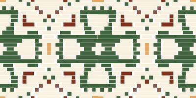 Squares Simple Arabic Geometric Patternfolk Embroidery, Aztec Geometric Ornament Print. Design for Carpet, Wallpaper, Clothing, Wrapping, Fabric vector