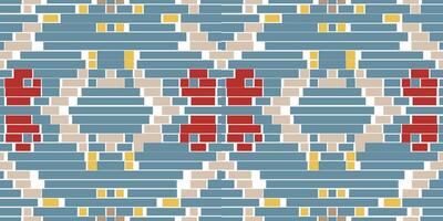 Fabric Texture Traditional Kimono Patternfolk Embroidery, Aztec Geometric Ornament Print. Design for Carpet, Wallpaper, Clothing, Wrapping, Fabric vector
