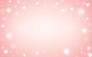 Soft Pink Bokeh Background. Romantic dreamy light texture in pastel rose tone, Background decoration vector
