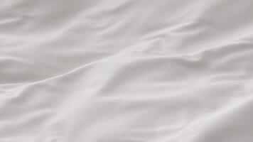 Abstract tenderness white silk background luxury wave cloth satin pastel color fabric. Milk liquid wave aqua splash, wavy fluid texture. Fluttering material. 3D ads animation motion design wallpaper video