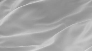 Abstract tenderness white grey gray silk background luxury wave cloth satin pastel color fabric. Milk liquid wave wavy fluid texture. Fluttering material. 3D ads animation motion design wallpaper video