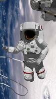 an astronaut in space with a rope video