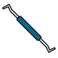 Dental Scaler icon vector