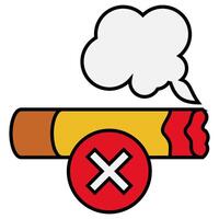 no smooking icon vector