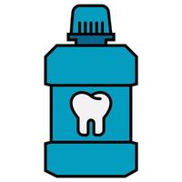 Mouth Wash icon vector