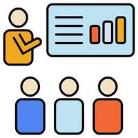 Training icon isolated on white vector