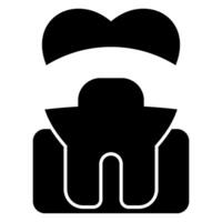 Silver Crown solid icon vector