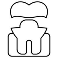 Silver Crown outline icon vector