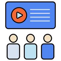 Webinar icon isolated on white vector