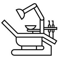Dentist Engine outline icon vector