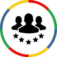 Google Review Icon, Recognizable Google Icon Representing Authentic Customer Feedback vector