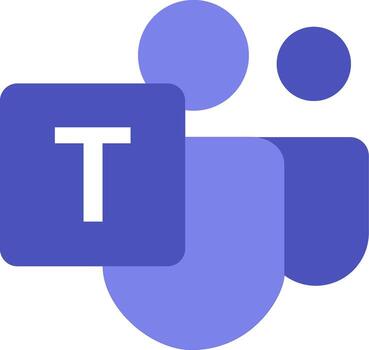 Dynamic Microsoft Teams Application Logo vector