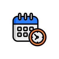 Schedule and Time Icon vector