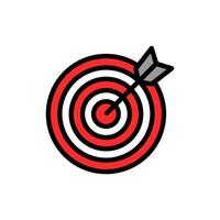 Target Goal Business Icon vector