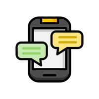 Chat Notification Icon vector