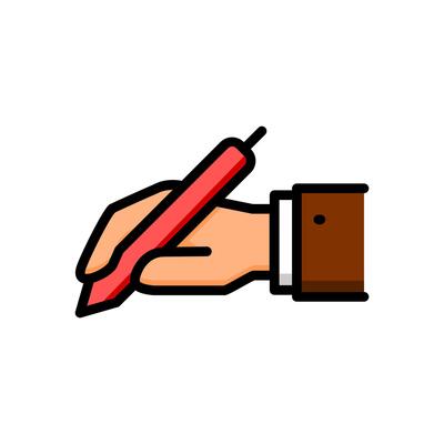 Writing Education and Business Icon