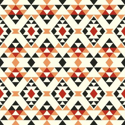 Modern color aztec geometric pattern. Aztec southwestern geometric shape seamless pattern. Ethnic geometric pattern use for fabric, textile, home decoration elements, upholstery, etc.