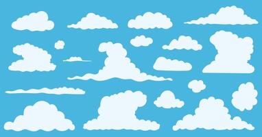 Captivating Cloud Patterns, cloud set , cartoon smoke vector