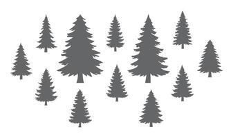 Forest Tree Silhouette, design vector