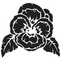 Hand drawn flower illustration with vintage floral design and natural decorative elements vector