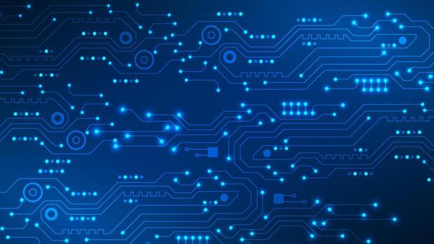 Digital technology circuit background. Futuristic abstract data concept. Design for network connections motherboard circuit board and system interface. vector
