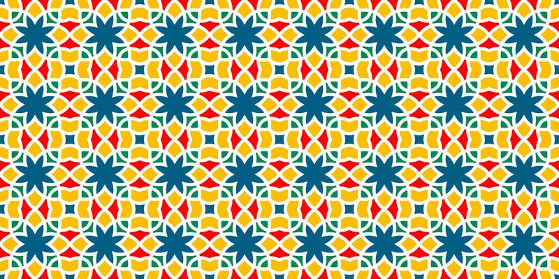 Aesthetic Islamic Middle East Seamless Pattern