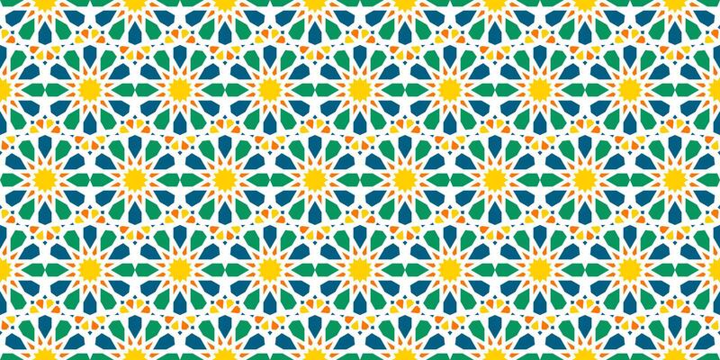 Islamic Middle East Seamless Pattern Tile